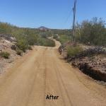 Private road repaired.