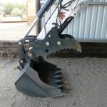 Trenching buckets dig narrow, deep trenches while maintaining excellent breakout force and fast cycle times.