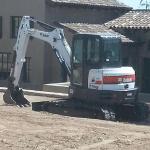 12’ dig depth and extended arm with a 20’ reach, lift and dump all you need in a compact machine.